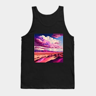 Pink Desert Clouds Tank Top